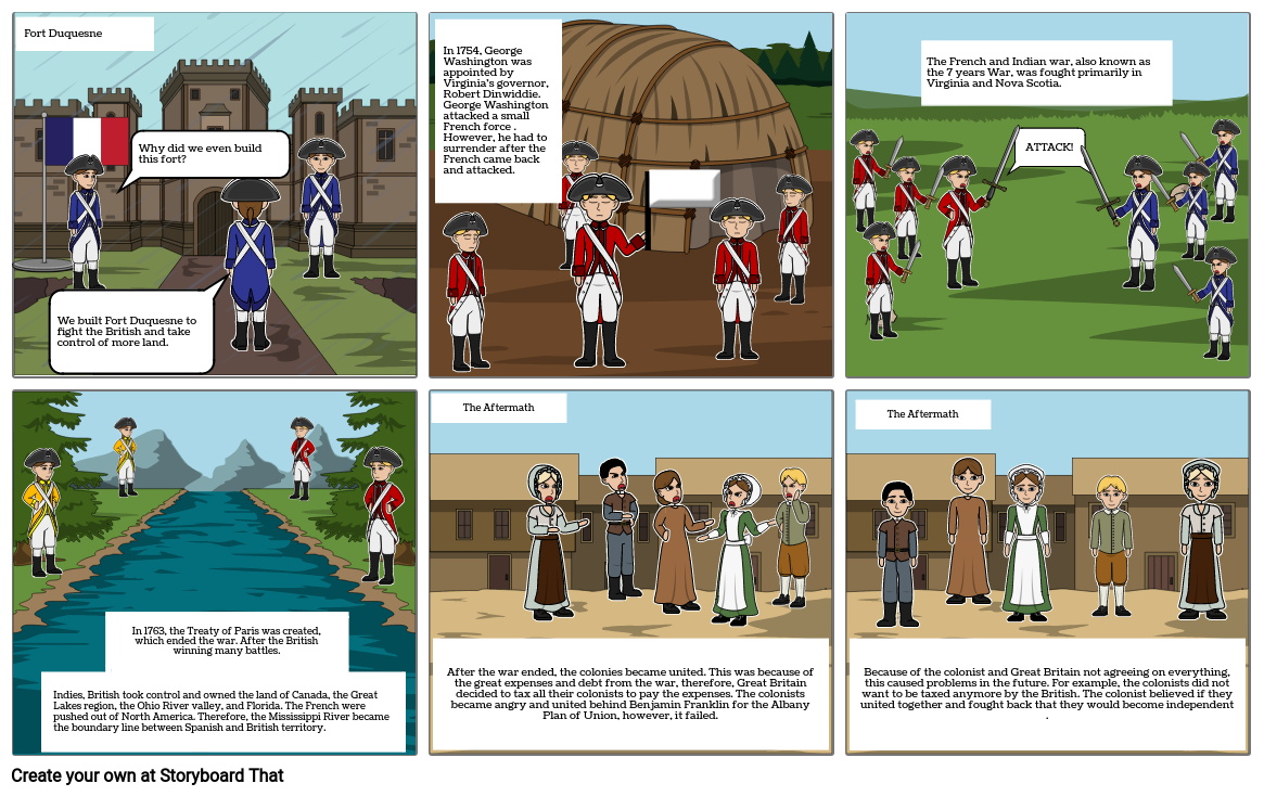 french-and-indian-war-story-board-storyboard-by-0bad8131