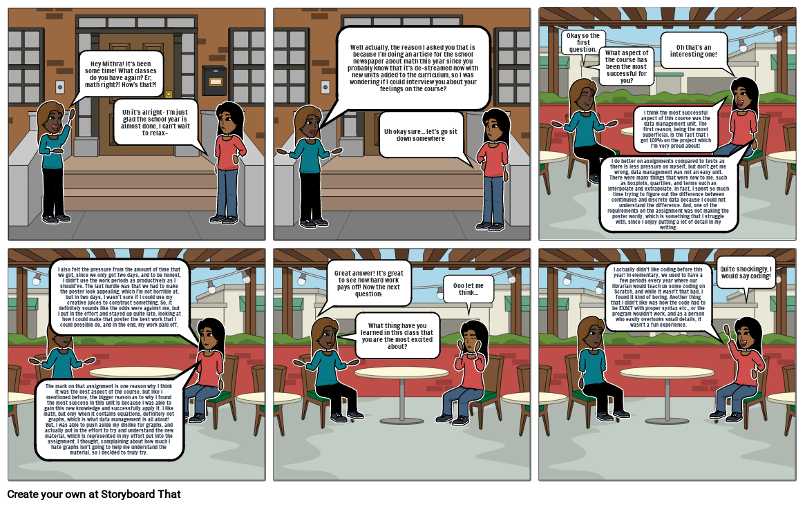 Math reflection Storyboard by 0bebc5e5