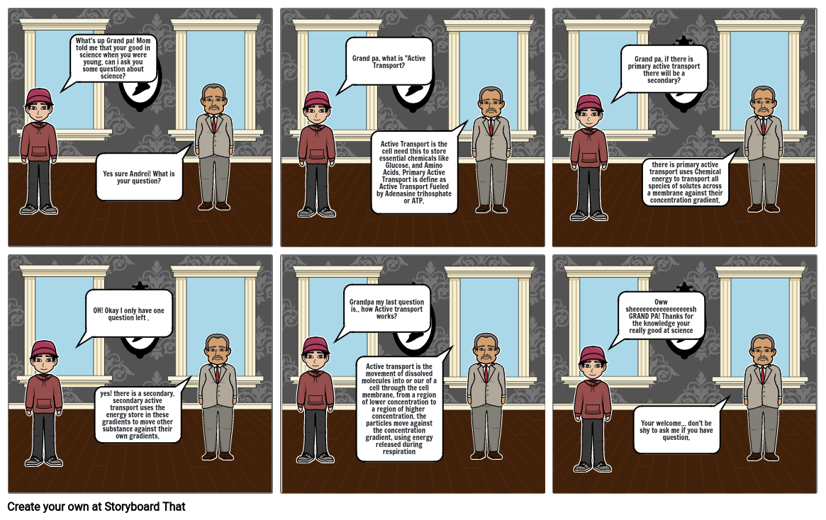 TRANSPORT MECHANISMS ACROSS CELL MEMBRANE 2 Storyboard