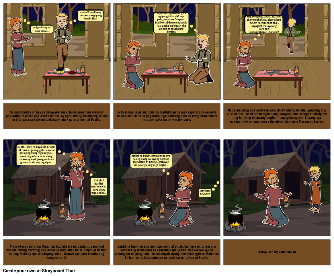FILIPINO Storyboard por 0cb8828d