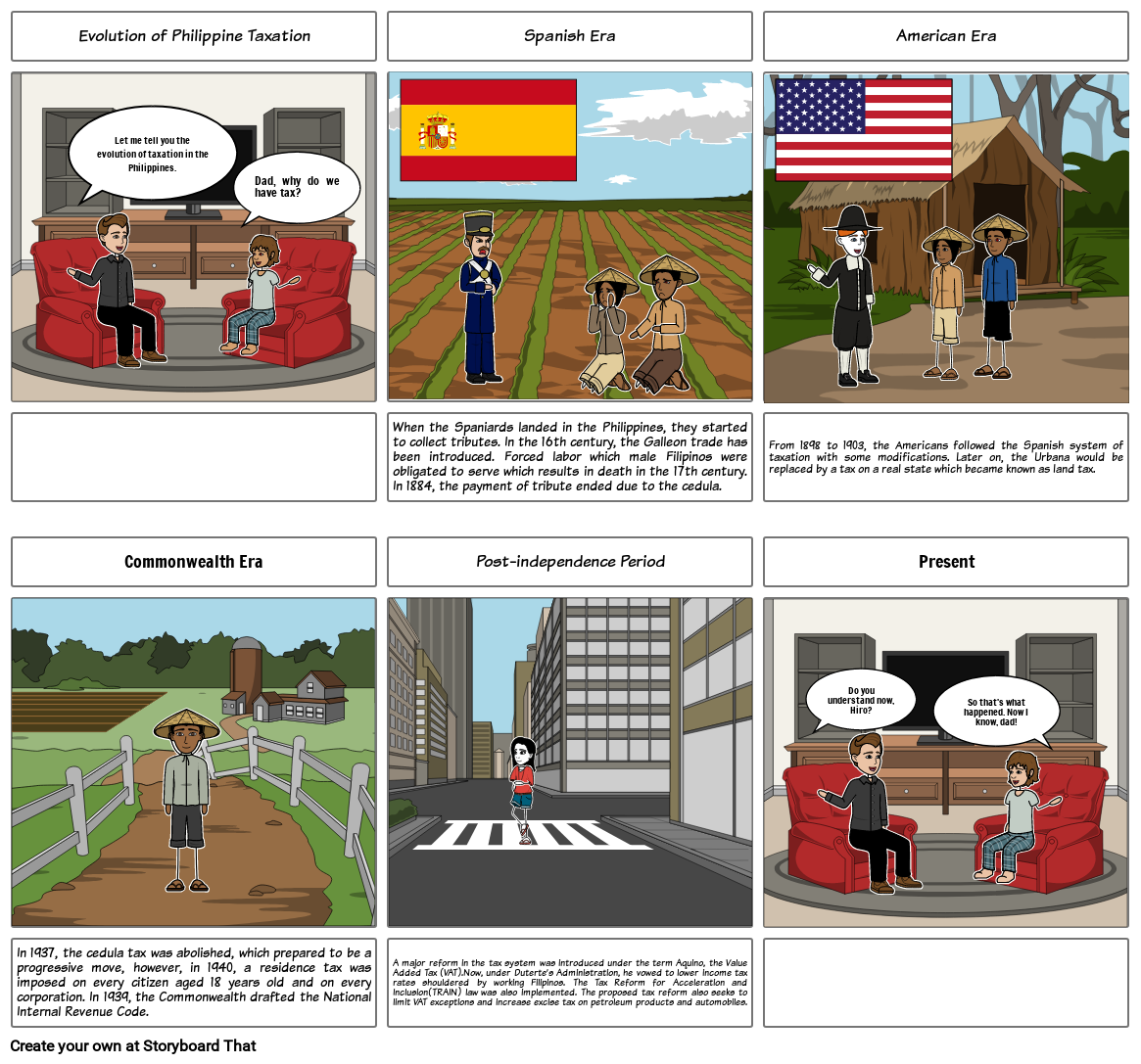 EVOLUTION OF PHILIPPINE TAXATION Storyboard by 0cee0e49