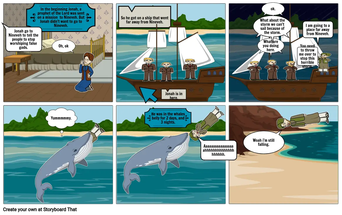 Jonah goes to Nineveh