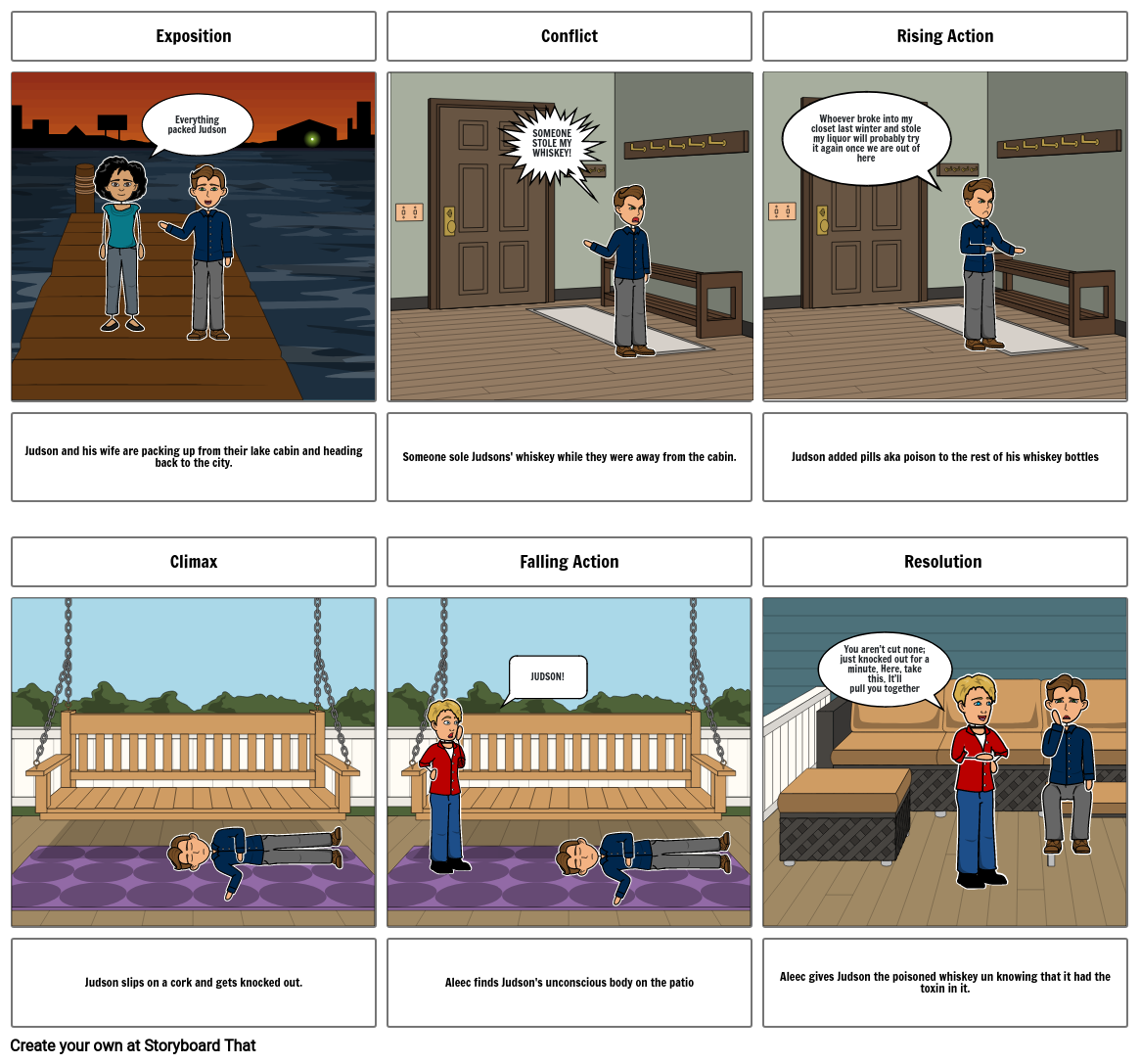 Ruthless Plotline Cartoon Storyboard by 0cfb65bc