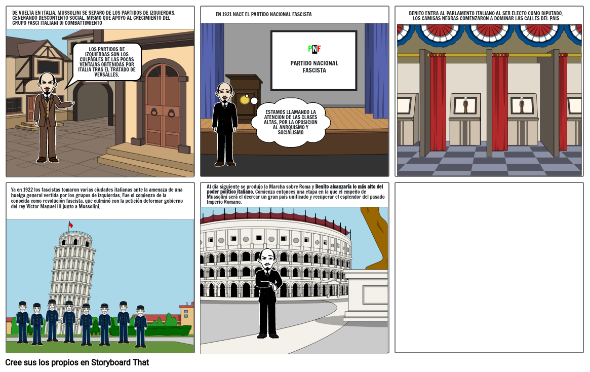 BENITO MUSSOLINI 2 Storyboard by 0d2ba959