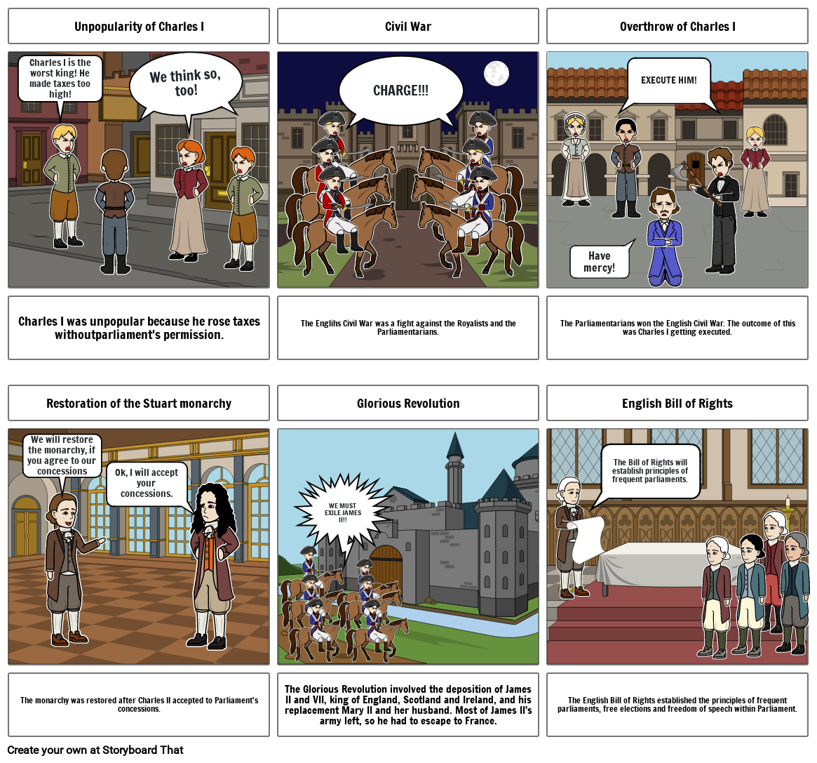 English Civil War (Cartoon) Storyboard por 0d3aaabe