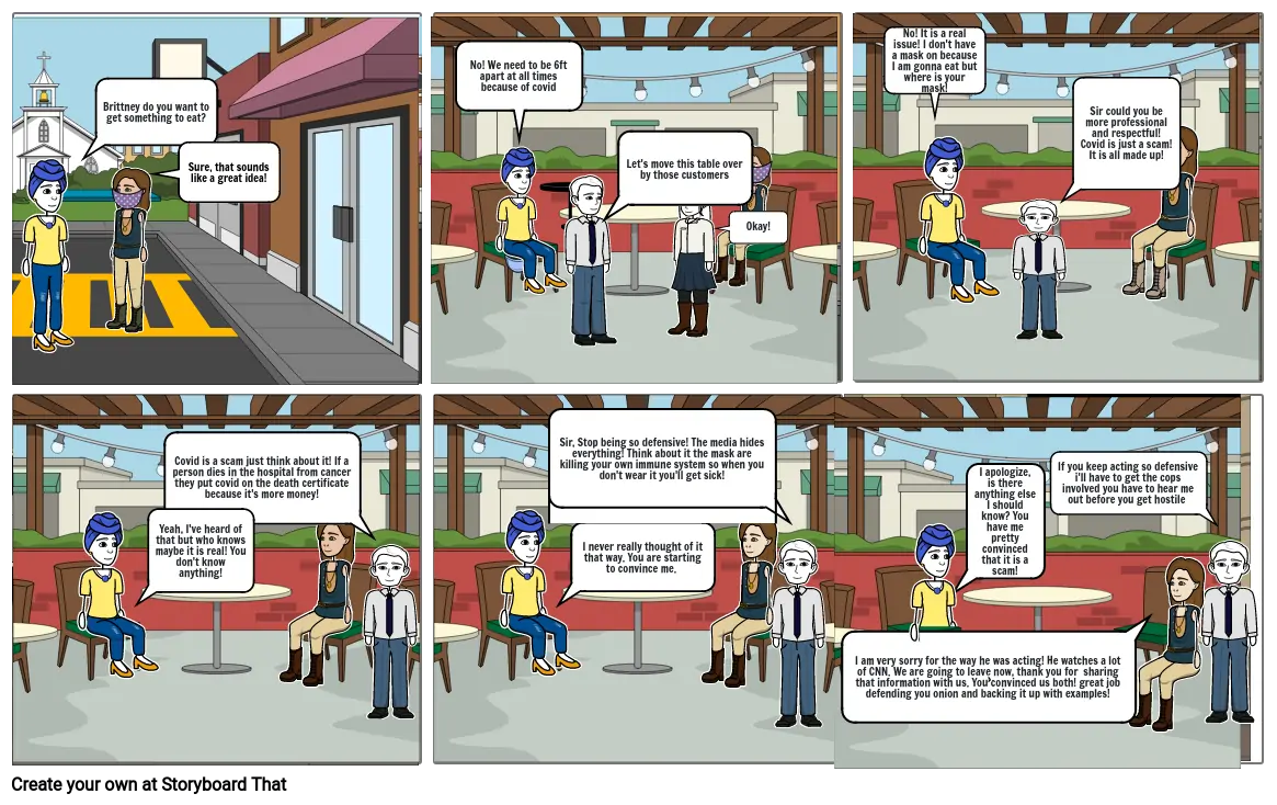 Lesson 2 task 1 Create a comic strip that shows effective communication