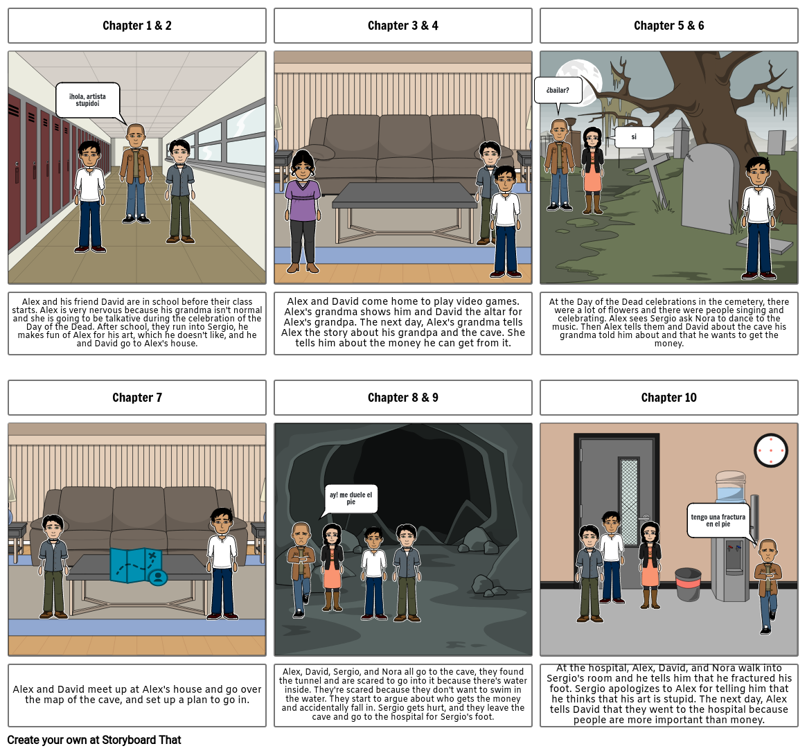 Tumba Storyboard