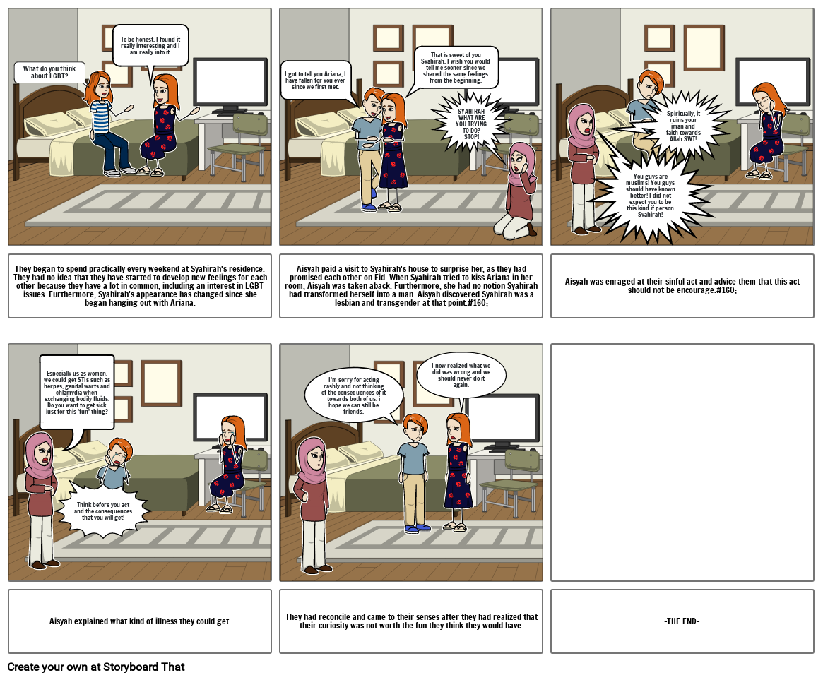 COM168 STORYBOARD Storyboard par 0dd56e23