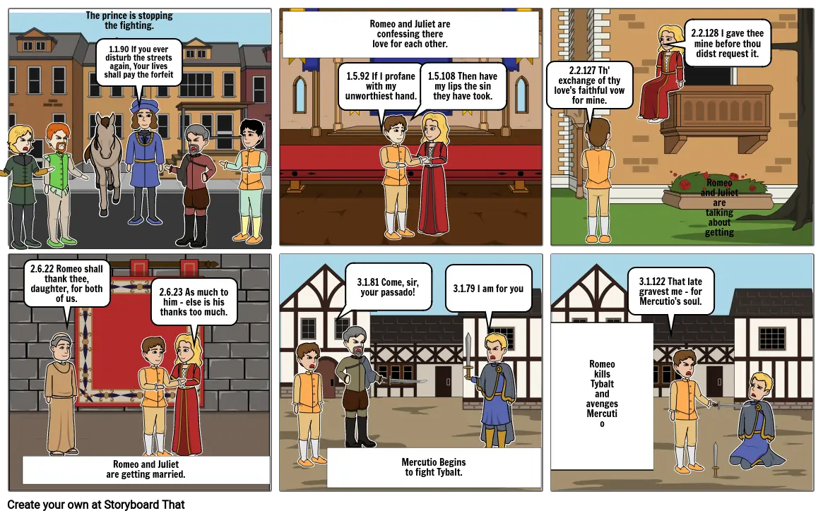 Ty&#39;s Acts 1-3 Storyboard