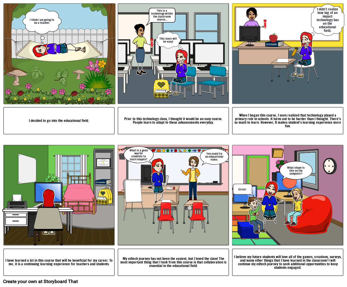 Edtech Journey Storyboard by 0f0f2d75