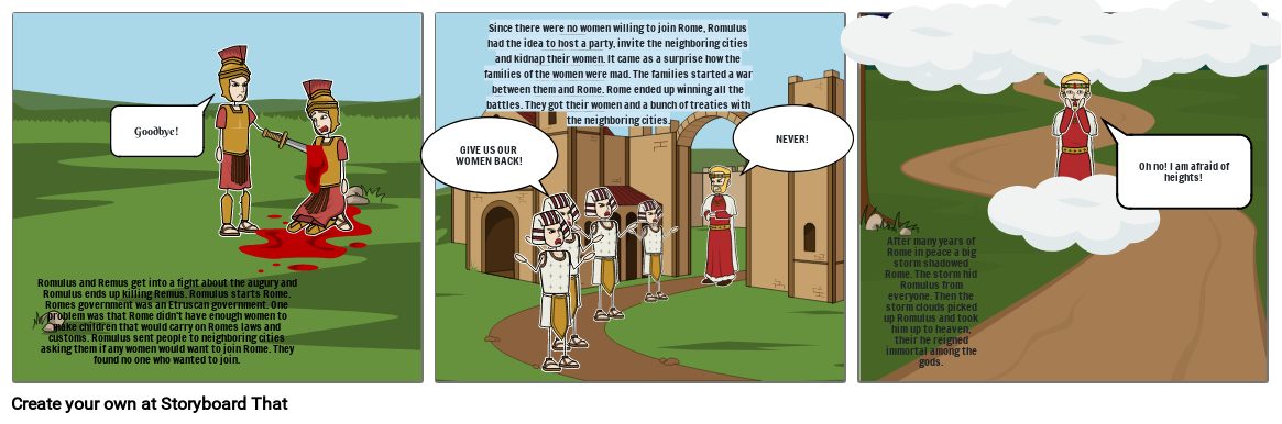Romulus Colgate Romulus and Remus Storyboard par 0fa1d2ab