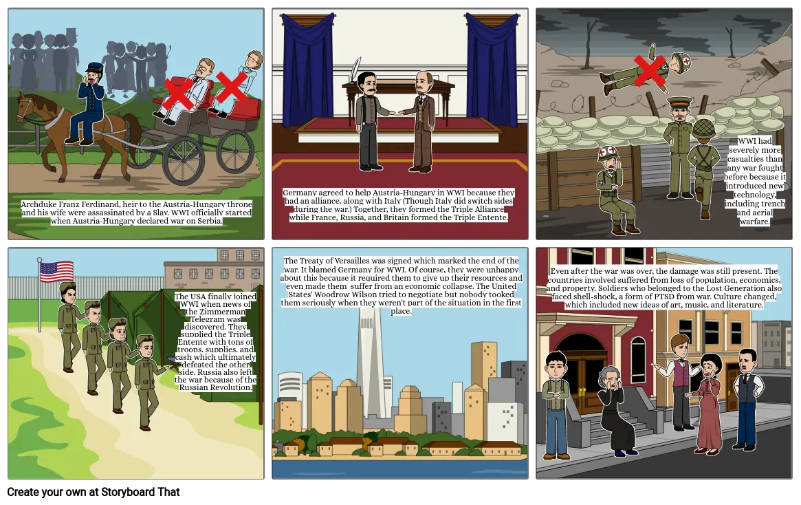 WWI Storyboard Project