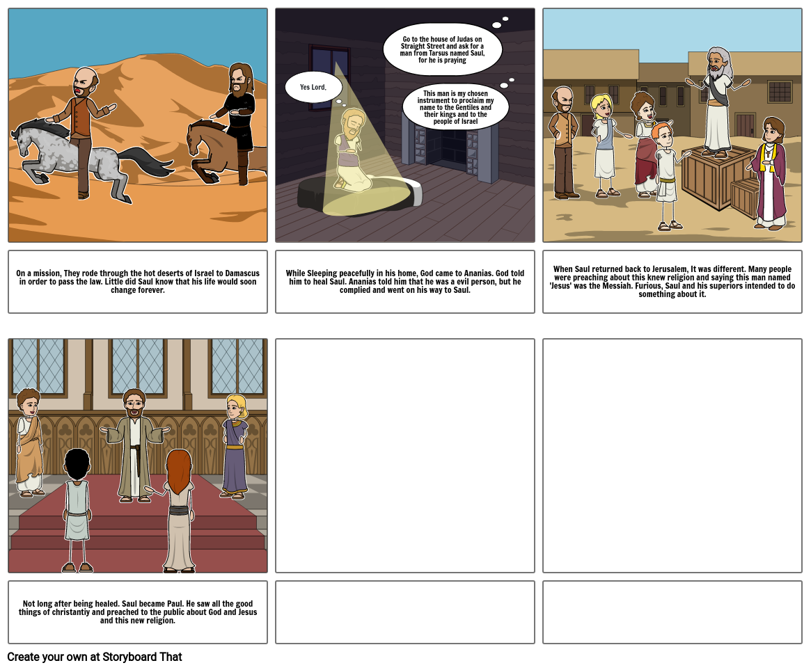 St Pauls Conversion Pt 2 Storyboard by 102397