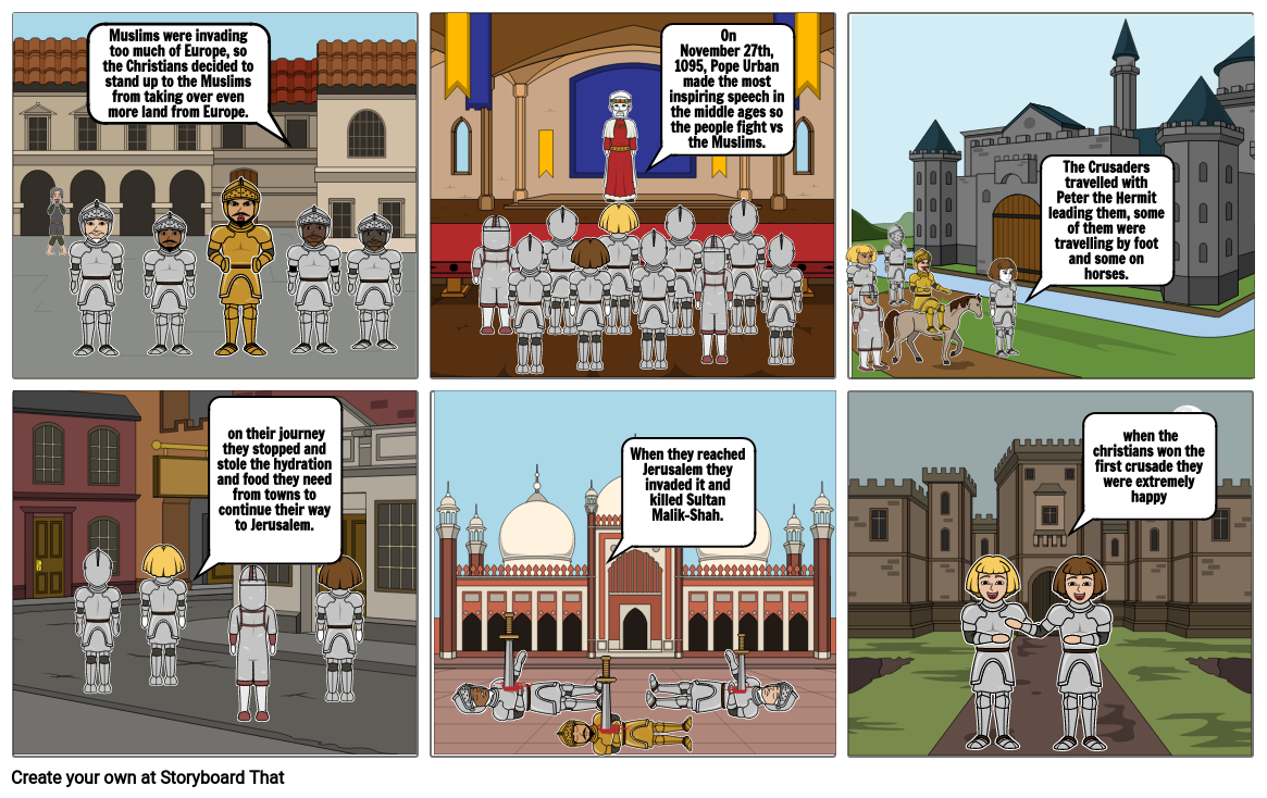 Crusades Comic Strip Storyboard By 102bc0ab