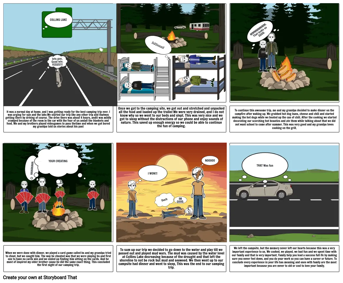 Camping With family (auto Storyboard)