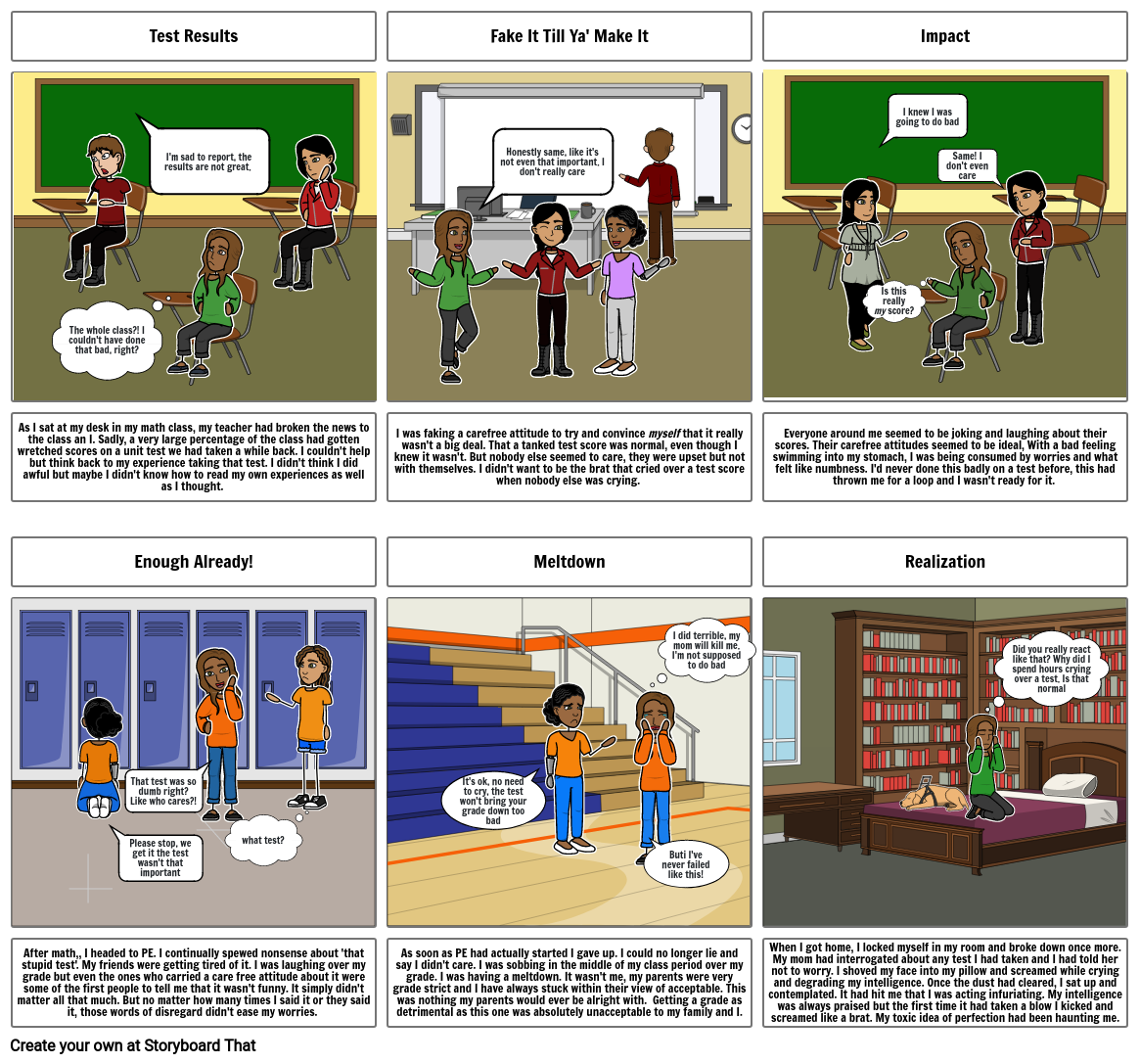 Autobiographical Story Board Storyboard Por 10326561