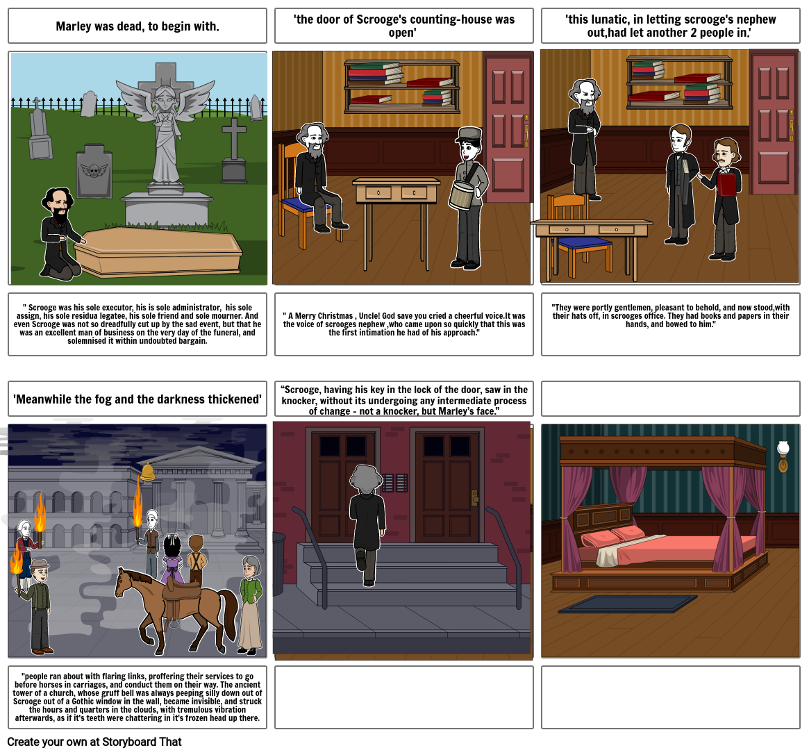 Christmas carol Storyboard par 103324f6