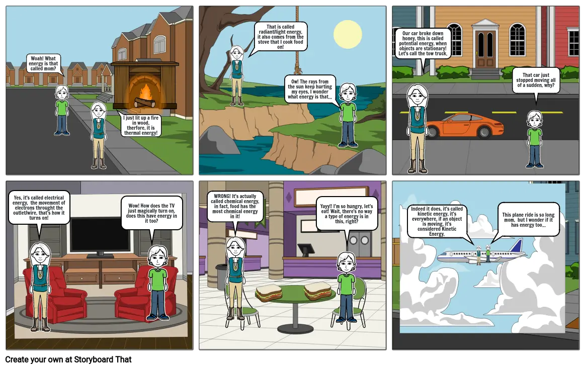 Energy Project - Comic Strip