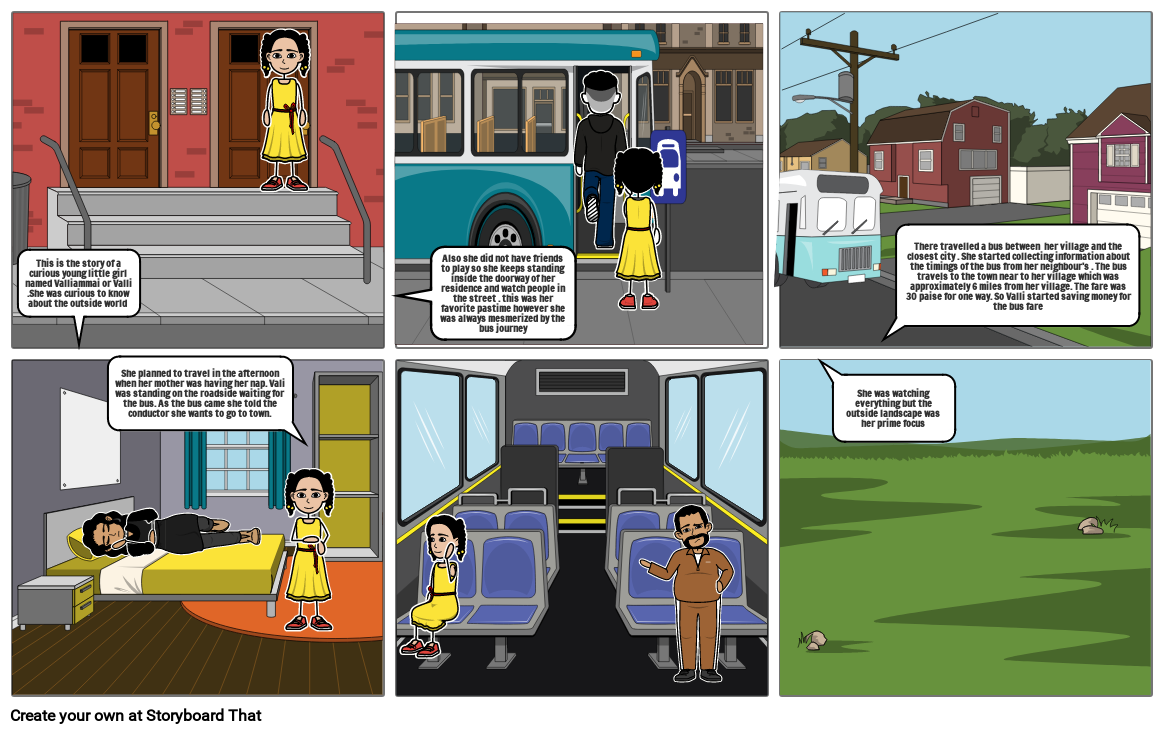 MADAM RIDES THE BUS Storyboard por 104deba6