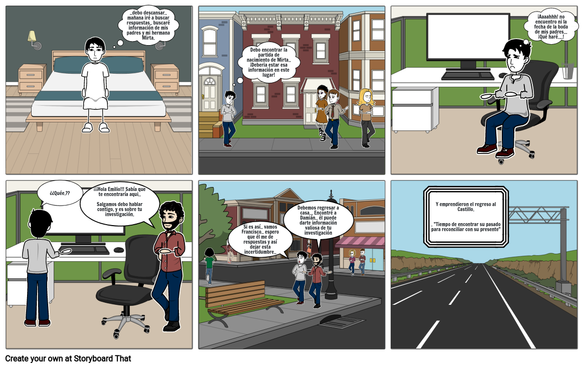 Historieta Storyboard By A B