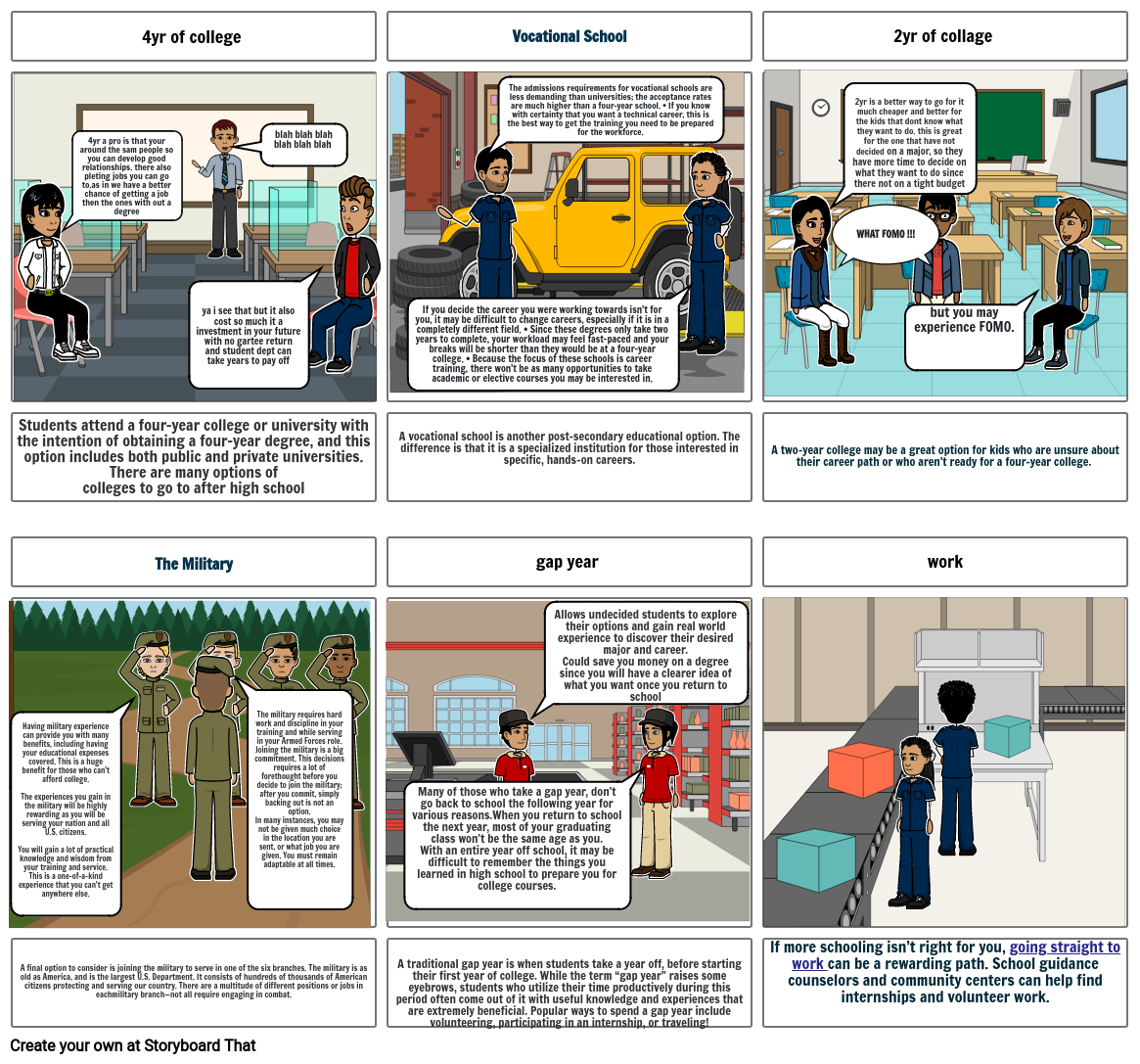 after school routes Storyboard by 106f826c