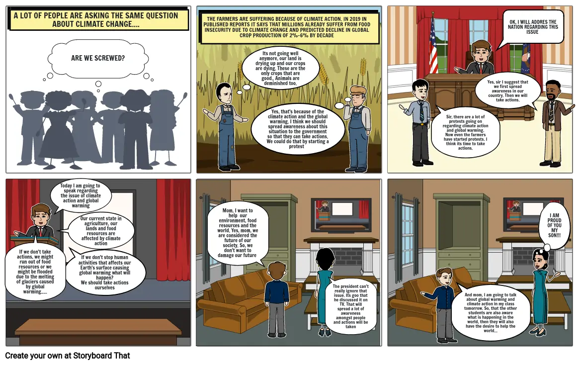 Climate Action Storyboard by 10db644b