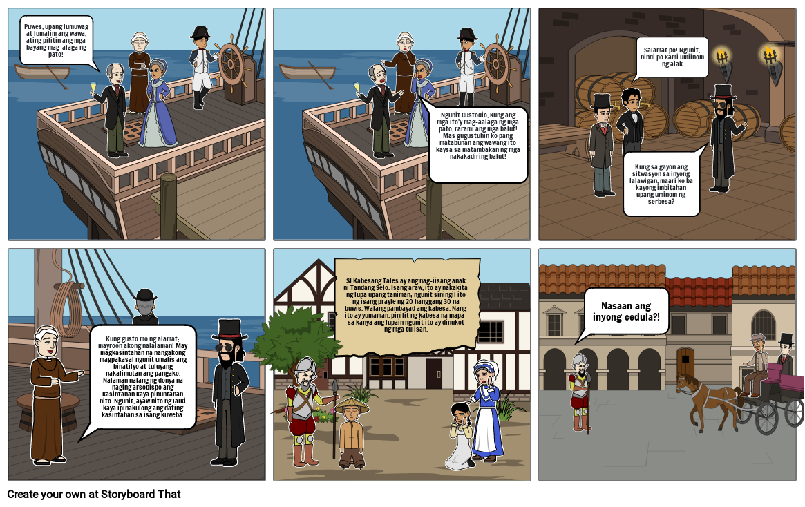 El Filibusterismo Storyboard By 10dce8b7