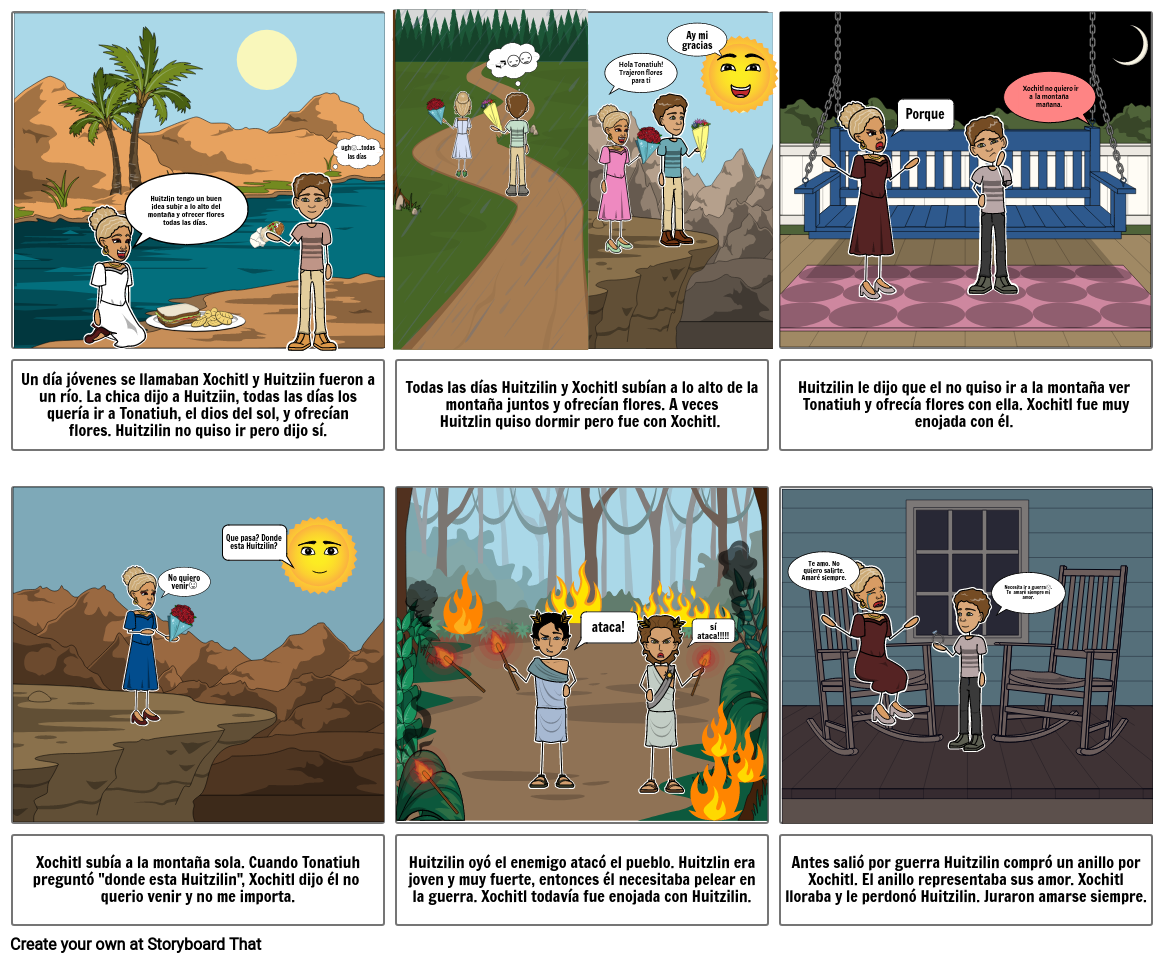 La Leyenda Pt 1 Storyboard By 10e0fafc