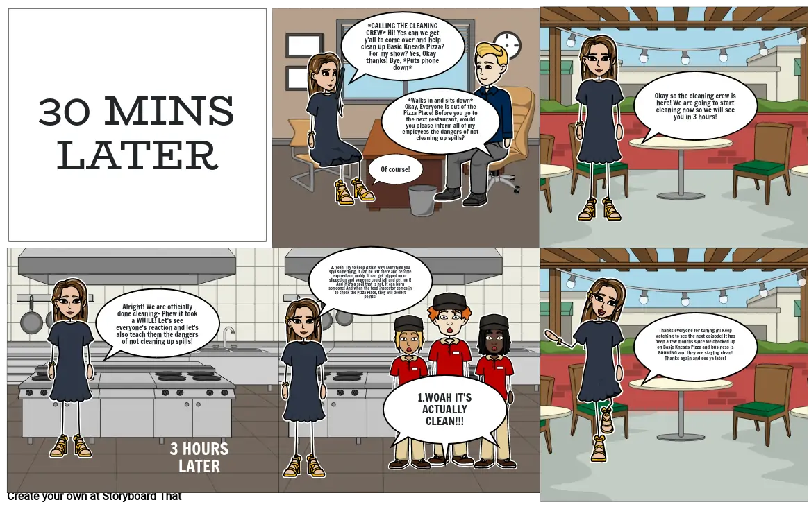 KITCHEN SAFETY STORYBOARD 2