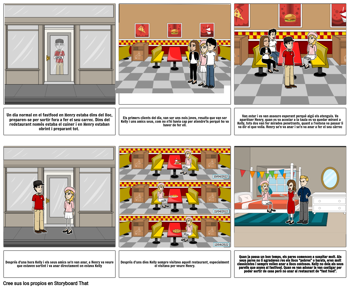 Henry i Kelly Storyboard por 11f7503e