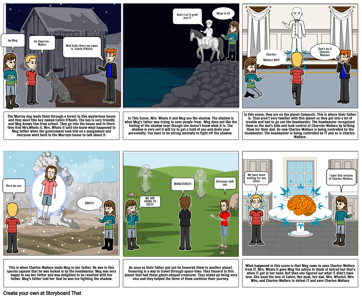 Jake H A Wrinkle In Time Storyboard By 120695f2 