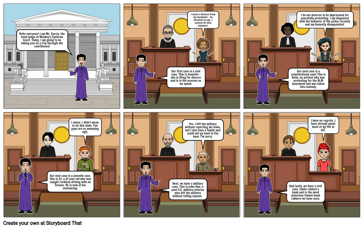 criminal law comic Storyboard by 1224f550