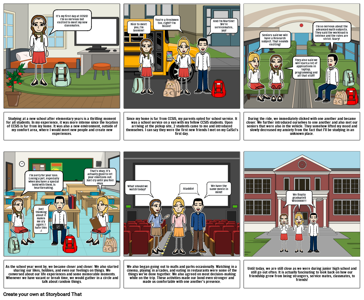 Mutual Help Made Billingual Comic Storyboard par 1c0f5200