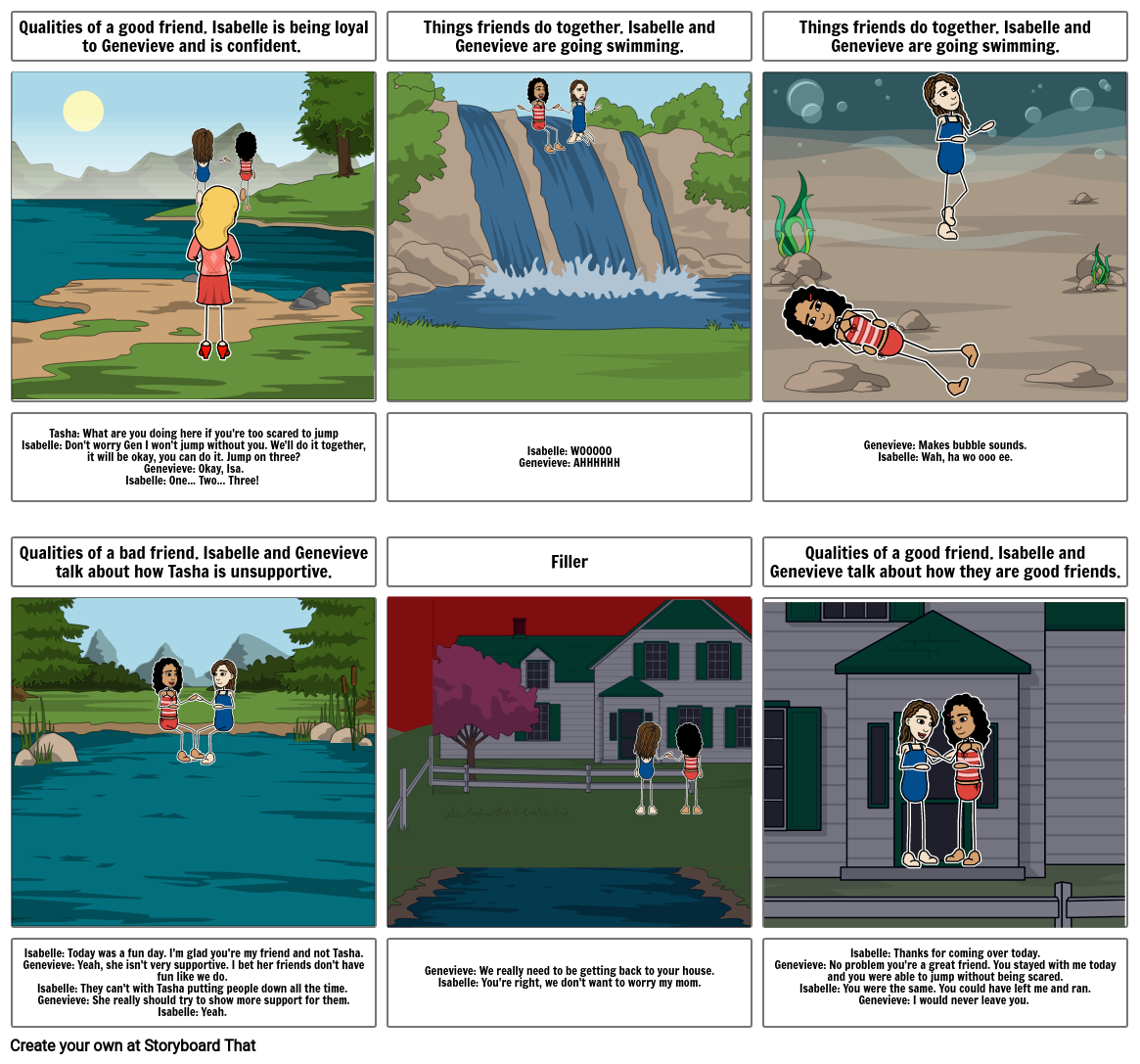 Friendship Storyboard Bryant 4th Storyboard by 12a0a3ff