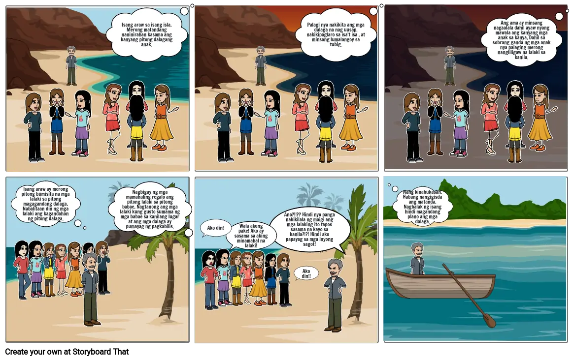 Alamat ng Isla ng Pitong Makasalanan (Komiks)