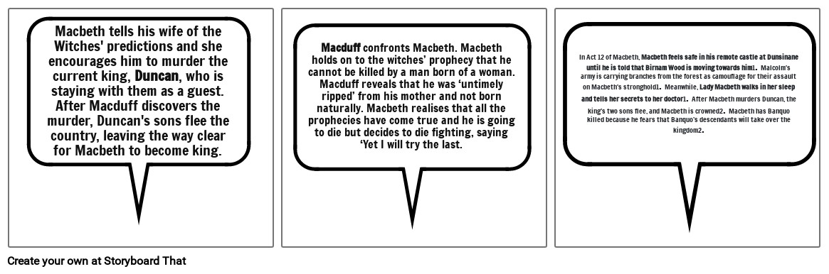 macbeth 11-13 Storyboard por 12d7cb47