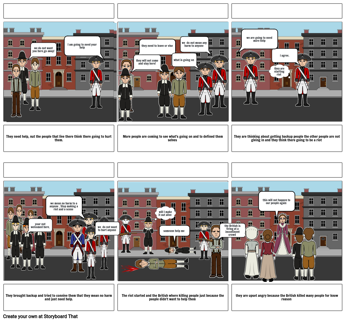 Causes of the Revolution Storyboard by 12db81a1