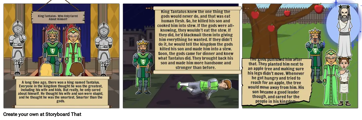 Selfish King Tantalus