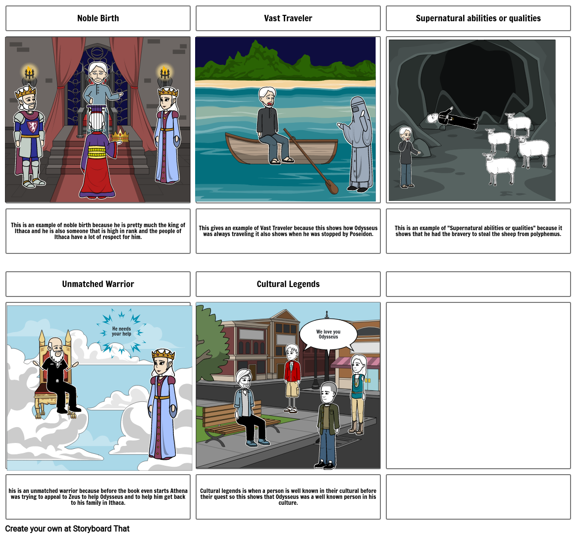 Odysseus Storyboard by 1386e7e2