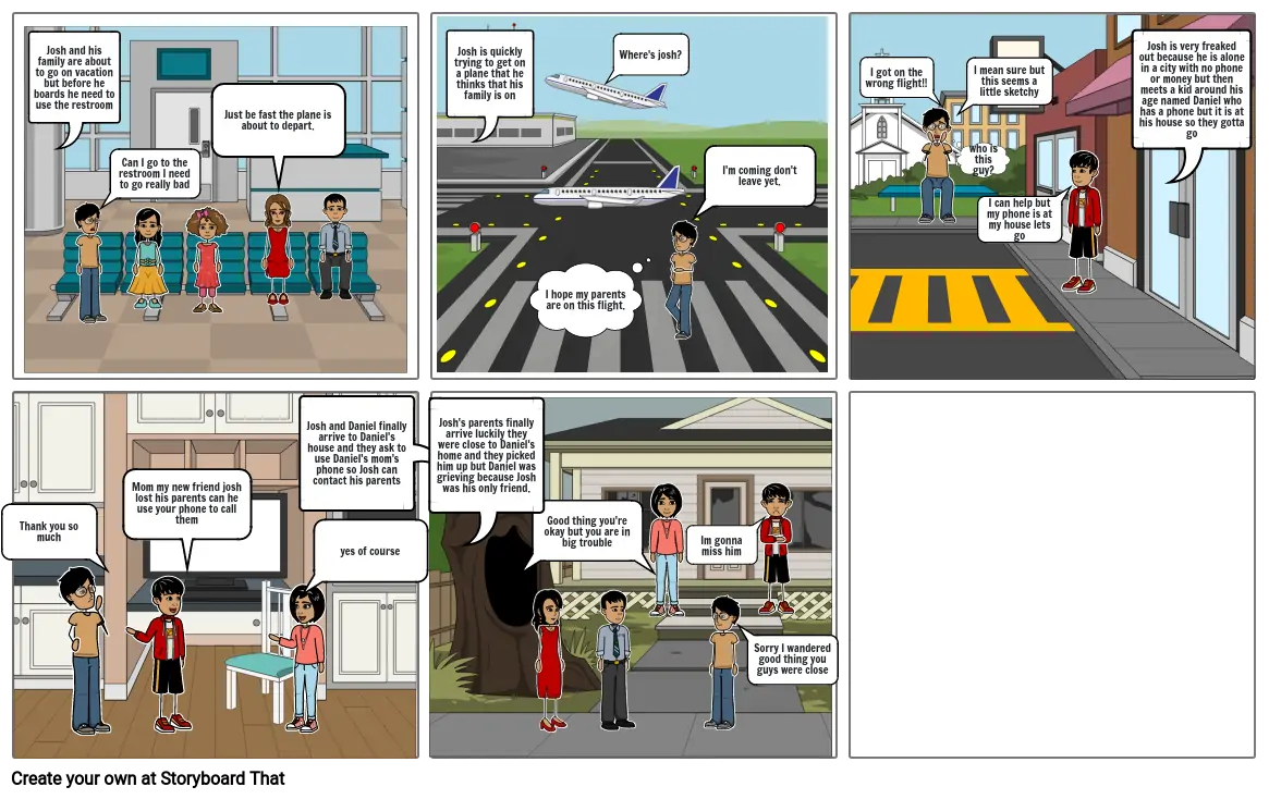 English Presentation Storyboard by 138b9e3c