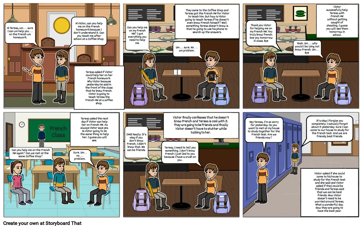 ACC English &quot;Seventh Grade&quot; Story Board