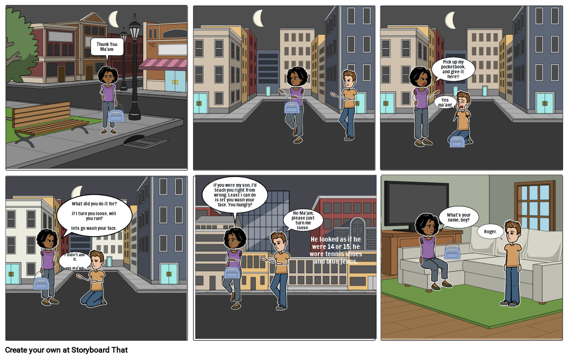 Thank You Ma am 1 Storyboard By 13f8c19a thank-you-ma-am-1-storyboard-by-13f8c19a