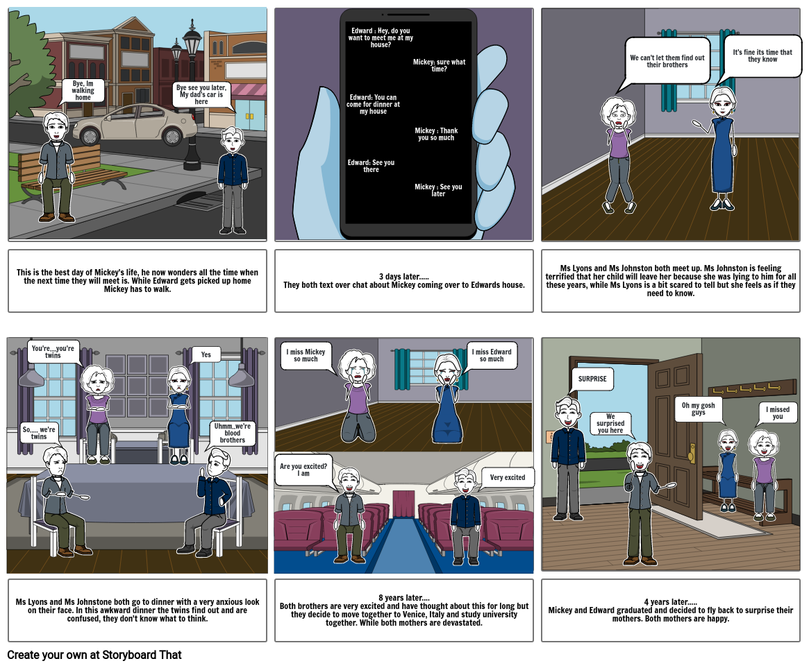 Blood Brothers 2 Storyboard por 13filcar