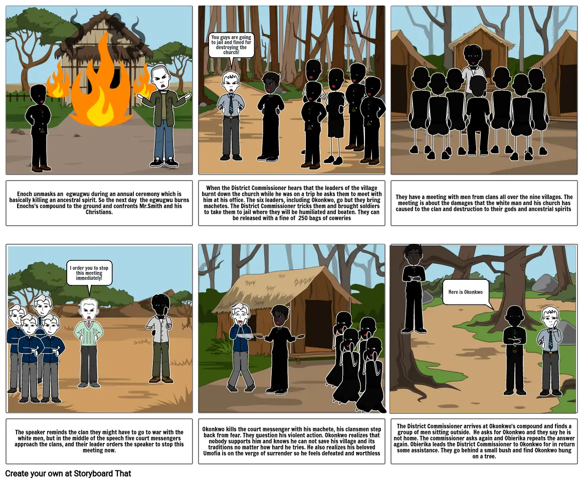 Cause and Effect Storyboard Project
