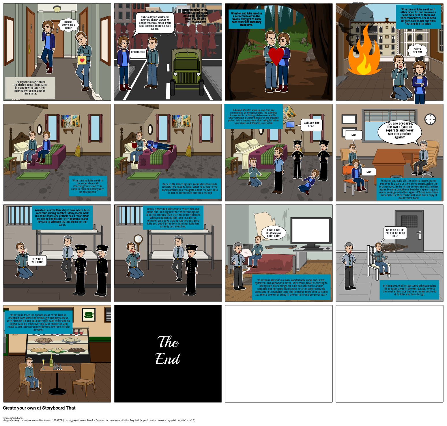1984 Comic Storyboard By 143eb6d3