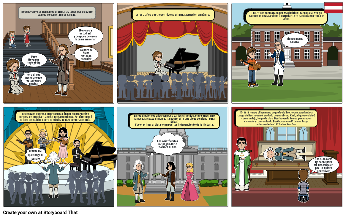 La vida de Beethoven القصة المصورة من قبل 1466b097
