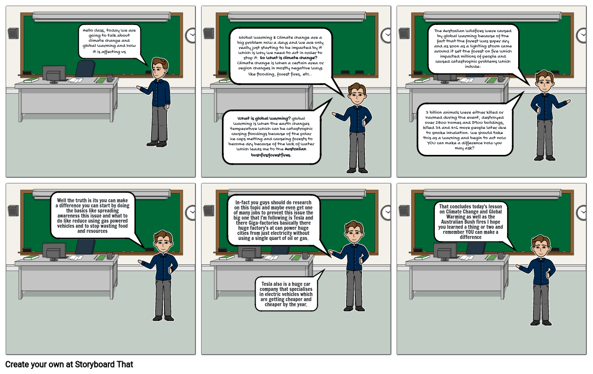 Sci class grade 10 climate change Storyboard by 14af78b3