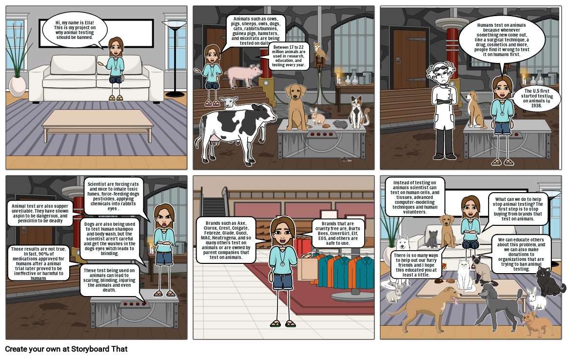 Hi, my name is Ella! This is my project on why anim...