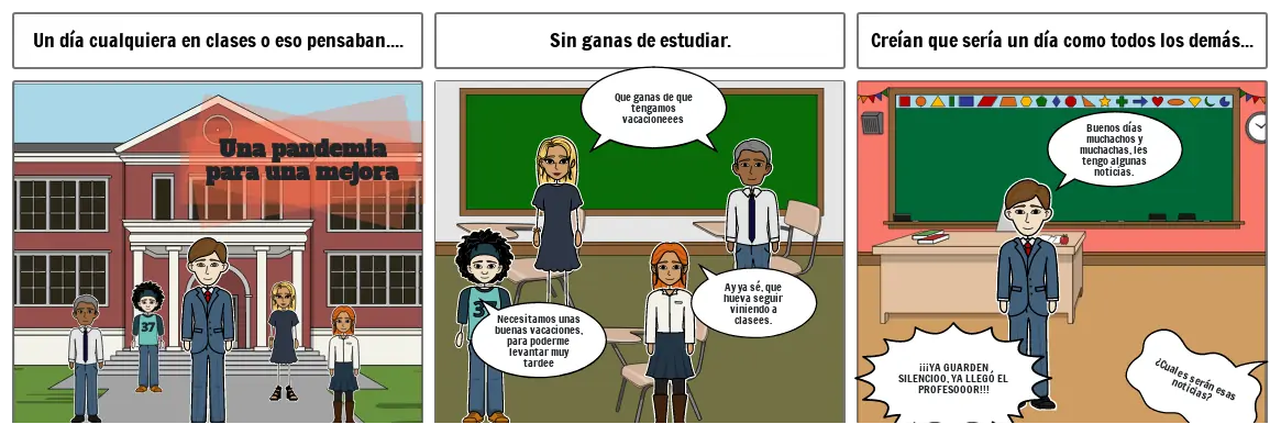 Un tropezón para ser un buen profesor Storyboard