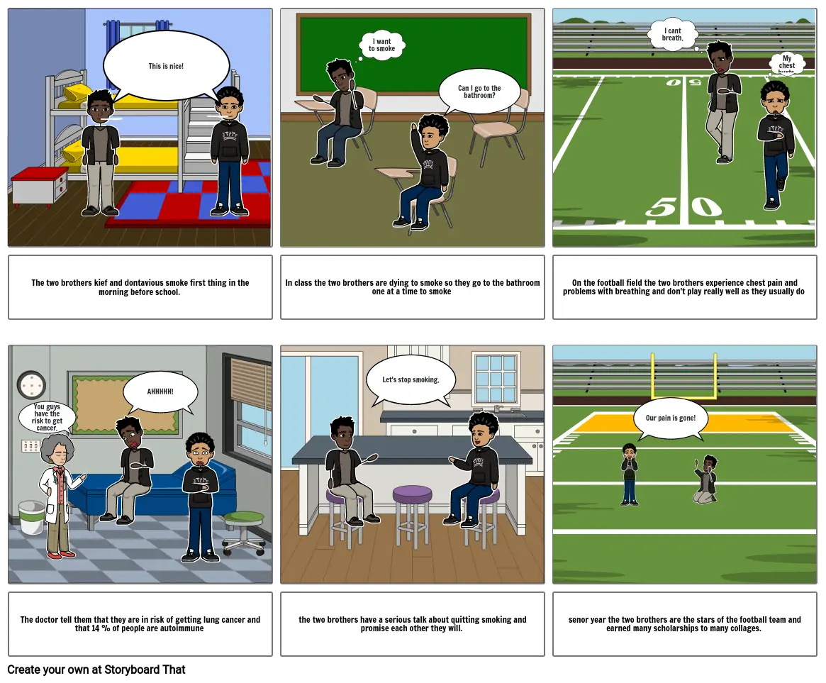 Lung Cancer Story Board Emiliano and Jacob